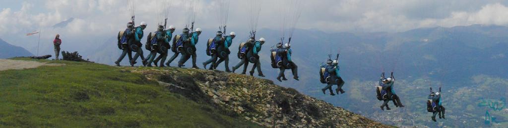 biplace parapente au Caballiros